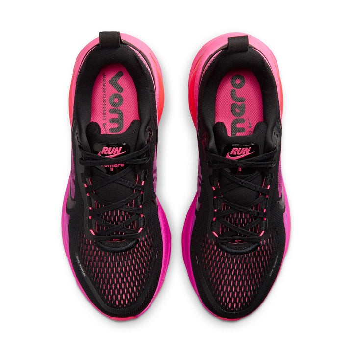 Nike Womens Vomero 18 - Black/Black/Hyper Pink/Laser Crimson - Neutral - FA26