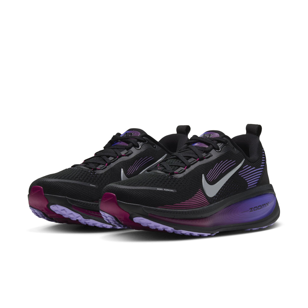 Nike Womens Vomero 18 - Black/Metallic Silver/Persian Violet - Neutral - HO26