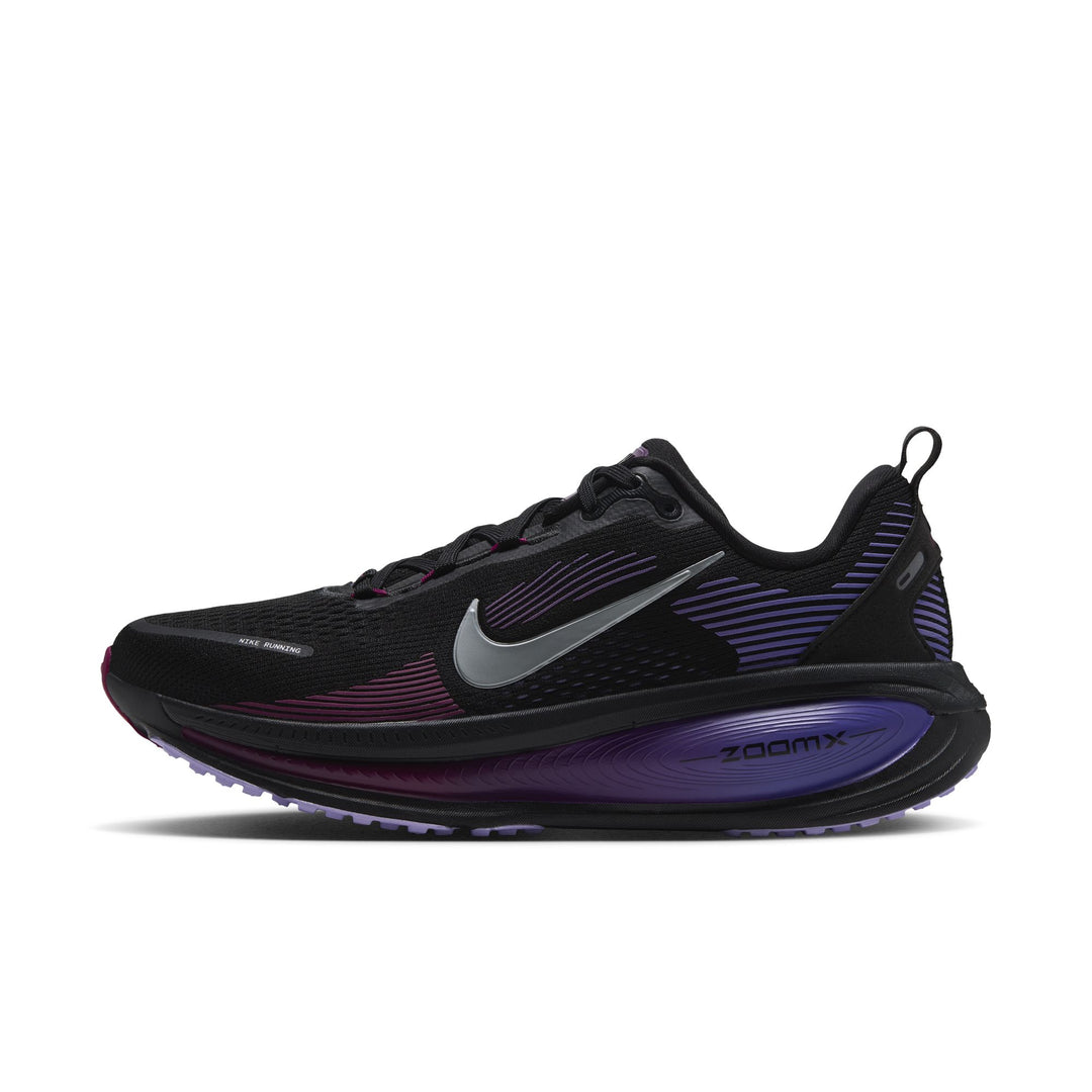 Nike Womens Vomero 18 - Black/Metallic Silver/Persian Violet - Neutral - HO26