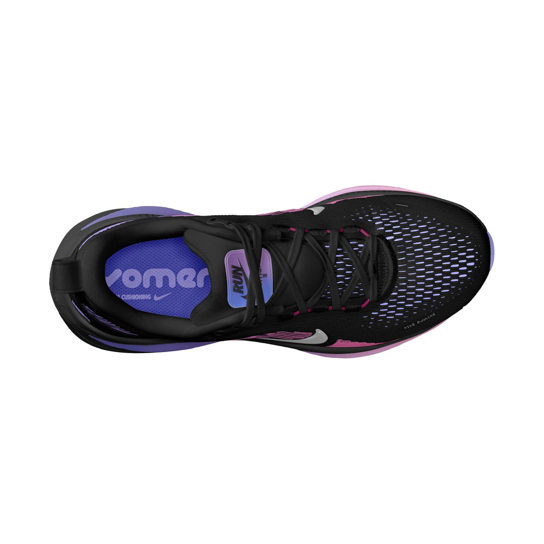 Nike Womens Vomero 18 - Black/Metallic Silver/Persian Violet - Neutral - HO26