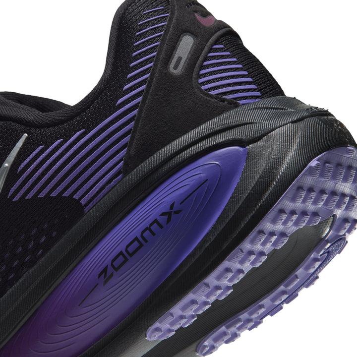 Nike Womens Vomero 18 - Black/Metallic Silver/Persian Violet - Neutral - HO26