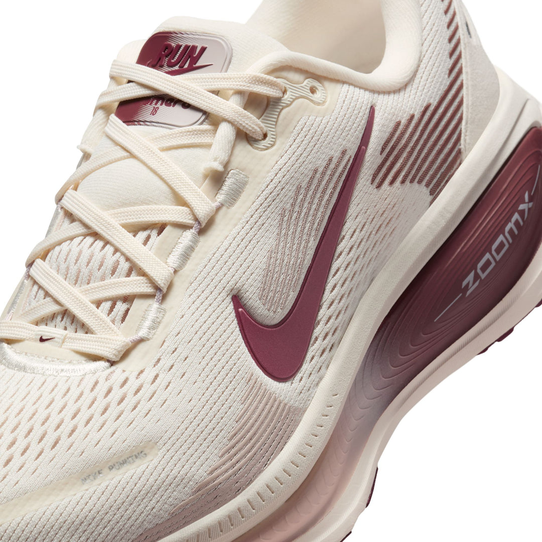 Nike Womens Vomero 18 - Pale Ivory/Dark Team Red/Red Sepia - Neutral - FA25