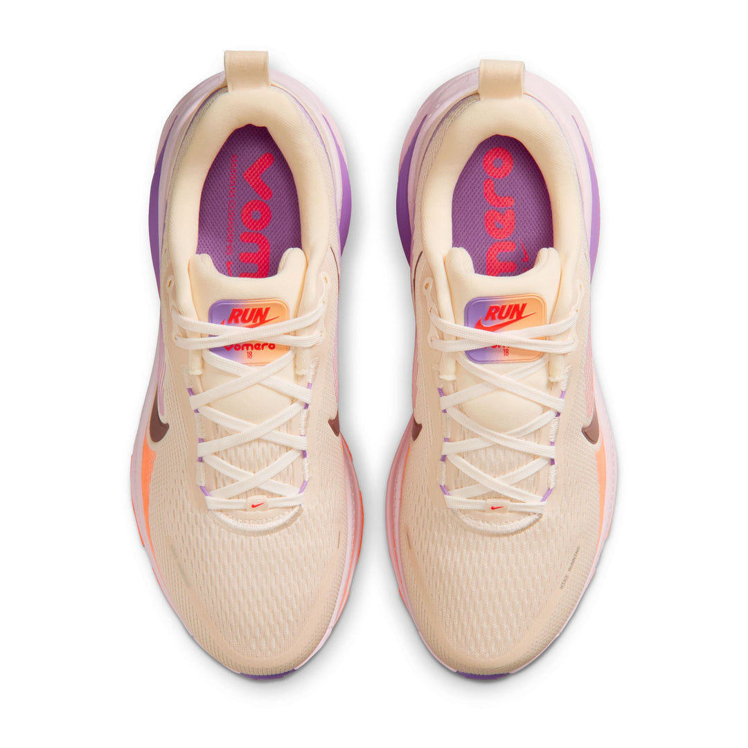 Nike Femme Vomero 18 - Craie/Tattoo/Mousse Rose/Violet Brillant - Neutre - SU26