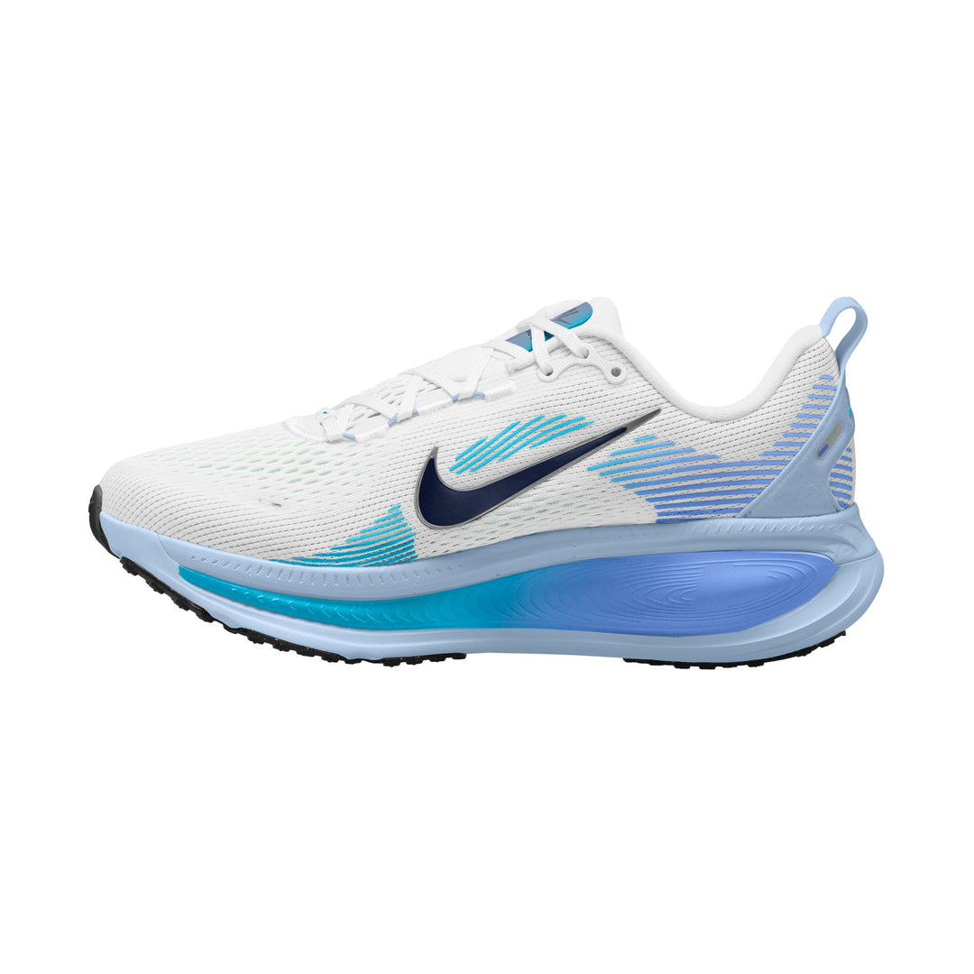 Nike Damen Vomero 18 – Weiß/Midnight Navy/Blue Fury – Neutral – SU26
