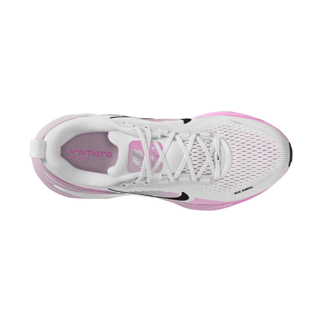 Nike Womens Vomero 18 - White/Black/Bleached Lilac/Light Magenta - Neutral - FA26
