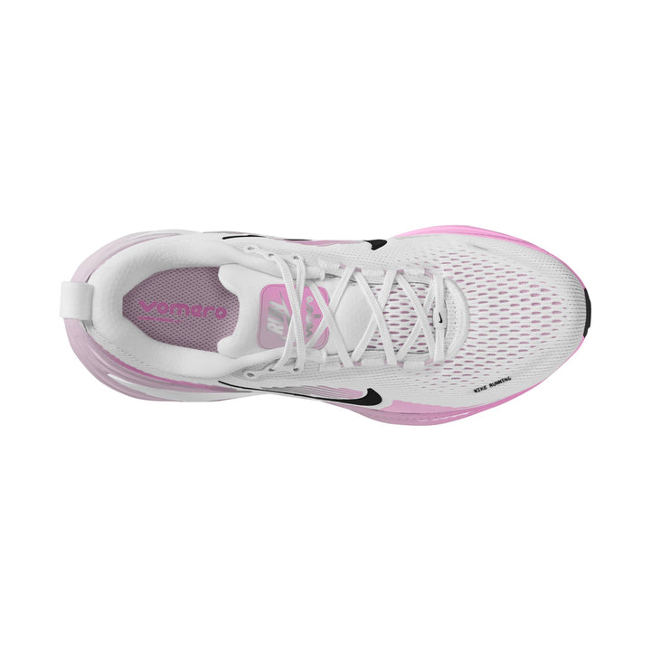 Nike Womens Vomero 18 - White/Black/Bleached Lilac/Light Magenta - Neutral - FA26