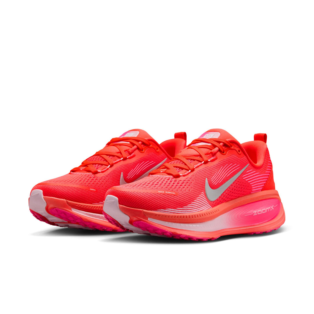 Nike Womens Vomero 18 - Bright Crimson/Metallic Silver - Neutral - AW25