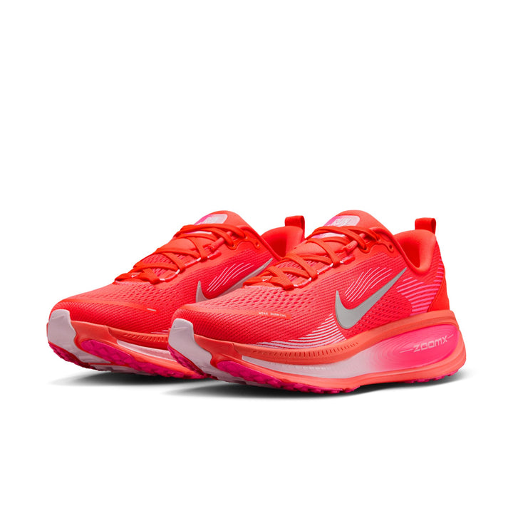 Nike Womens Vomero 18 - Bright Crimson/Metallic Silver - Neutral - AW25