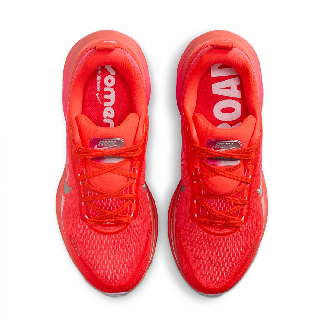 Nike Womens Vomero 18 - Bright Crimson/Metallic Silver - Neutral - AW25