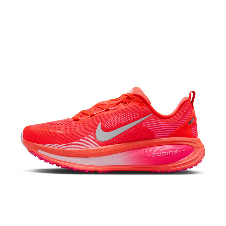 Nike Womens Vomero 18 - Bright Crimson/Metallic Silver - Neutral - AW25