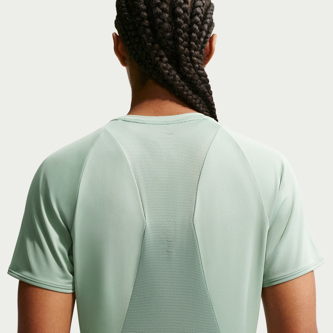 Nike Women's Dri-FIT Short-Sleeve Swift Tee - Steam/Reflective Silver - SU26