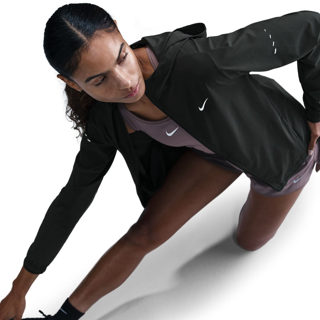 Nike Womens Repel Packable Swift Jacket - Black/Reflective Silver