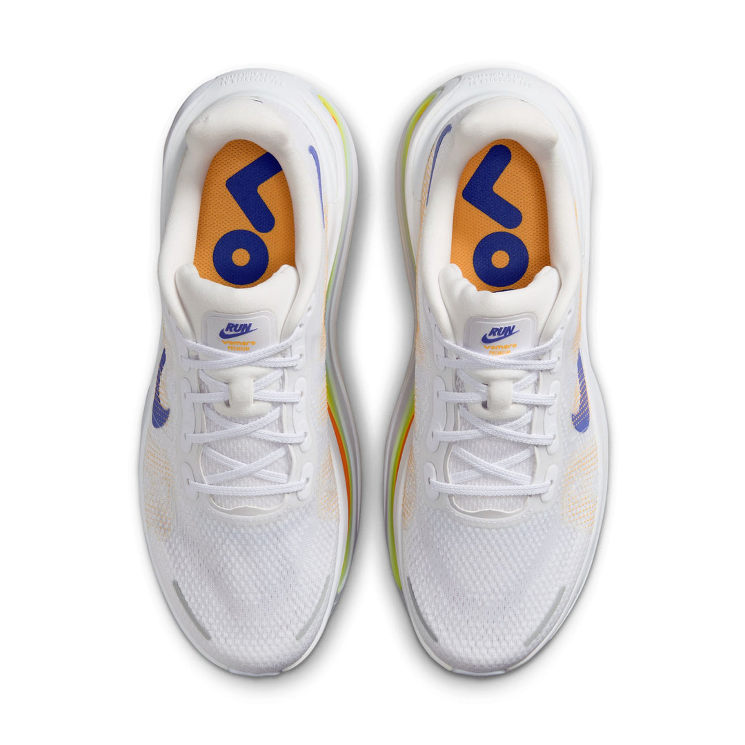 Nike Mens Vomero Premium - White/Lapis/Total Orange/Laser Orange - Neutral - SU26
