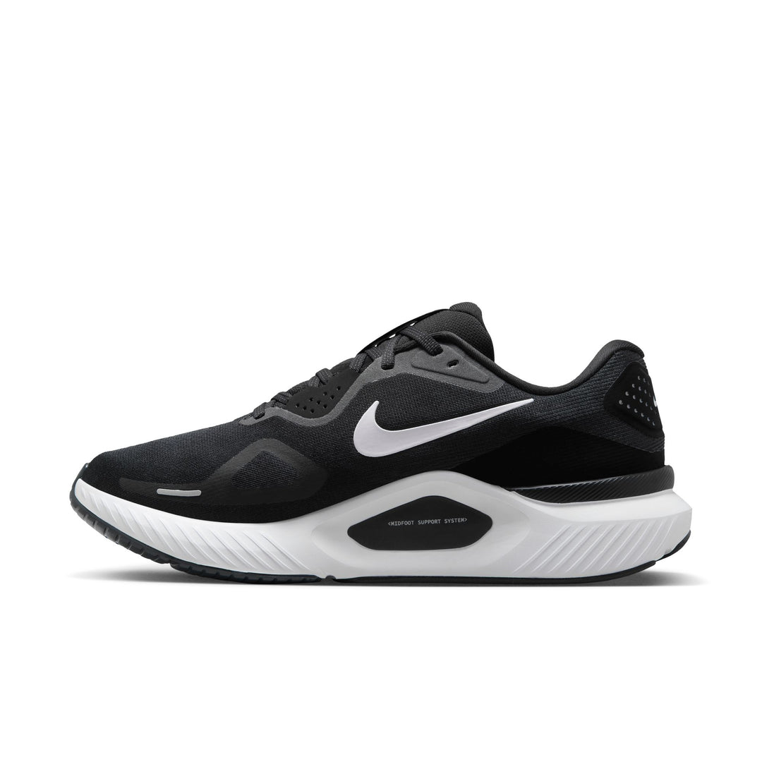 Nike Mens Structure 26 Wide - 2E Width - Black/White/Wolf Grey/Metallic Silver - Stability - SU26