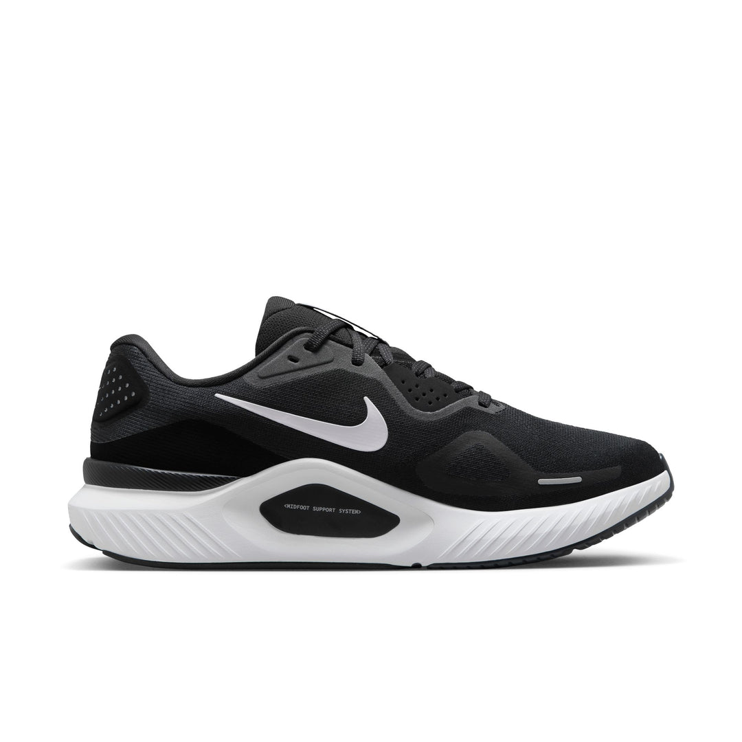 Nike Mens Structure 26 Wide - 2E Width - Black/White/Wolf Grey/Metallic Silver - Stability - SU26