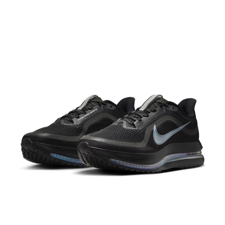 Nike Mens Pegasus Premium - Black/Black/Metallic Silver - Neutral - AW25