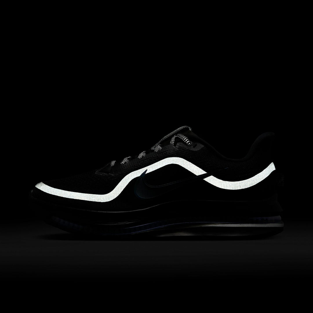 Nike Mens Pegasus Premium - Black/Black/Metallic Silver - Neutral - AW25