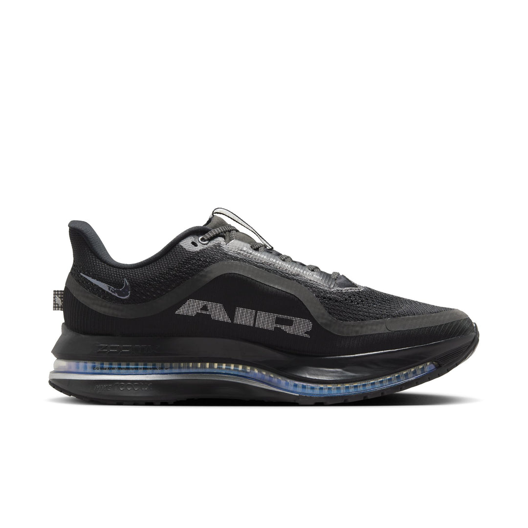 Nike Mens Pegasus Premium - Black/Black/Metallic Silver - Neutral - AW25