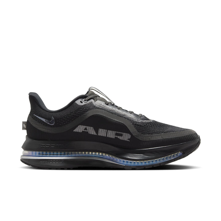 Nike Mens Pegasus Premium - Black/Black/Metallic Silver - Neutral - AW25