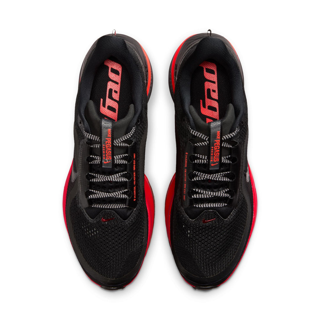 Nike Mens Pegasus Premium - Black/Black/University Red - Neutral - FA26