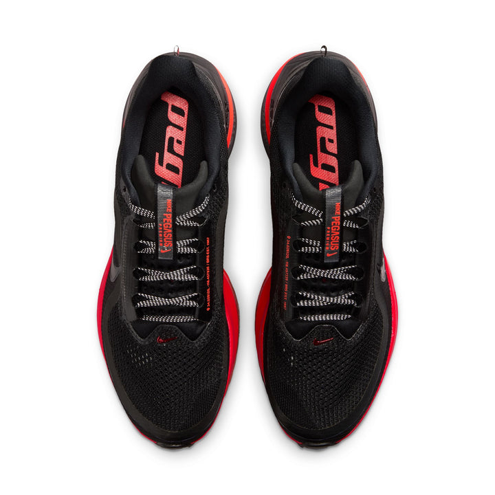 Nike Mens Pegasus Premium - Black/Black/University Red - Neutral - FA26