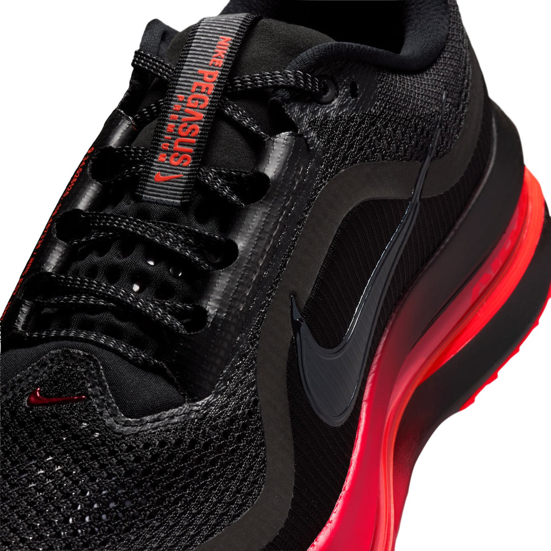 Nike Mens Pegasus Premium - Black/Black/University Red - Neutral - FA26