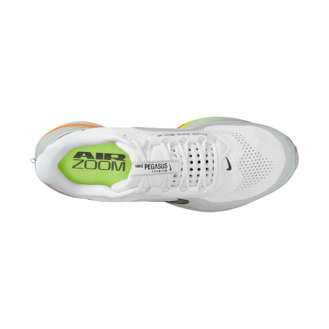 Nike Mens Pegasus Premium - White/Black/Off White/Volt - Neutral - SP26