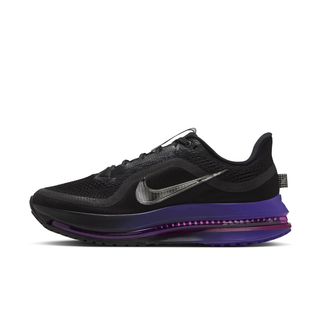 Nike Womens Pegasus Premium - Black/Metallic Silver/Dark Concord - Neutral - HO26