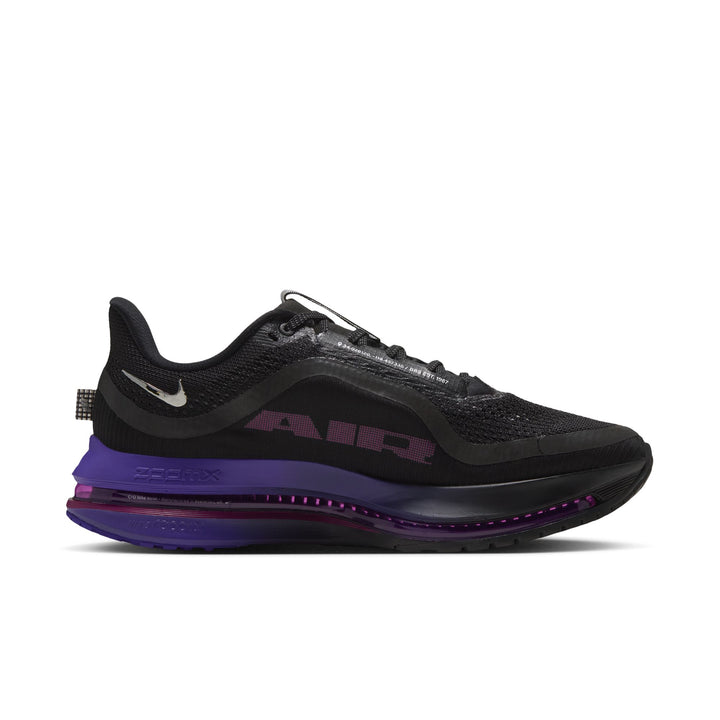 Nike Womens Pegasus Premium - Black/Metallic Silver/Dark Concord - Neutral - HO26