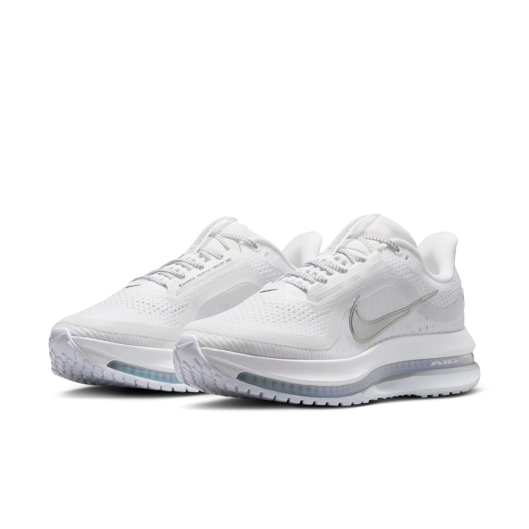 Nike Womens Pegasus Premium - White/Metallic Silver - Neutral - AW25