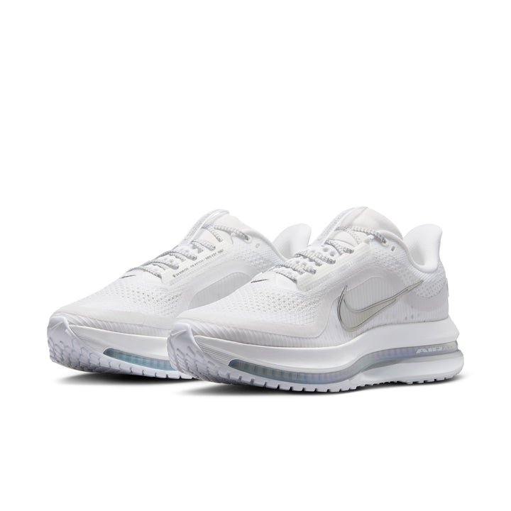 Nike Womens Pegasus Premium - White/Metallic Silver - Neutral - AW25