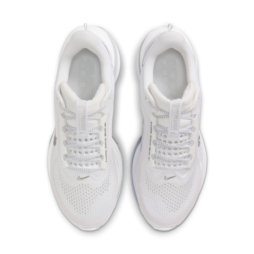 Nike Womens Pegasus Premium - White/Metallic Silver - Neutral - AW25