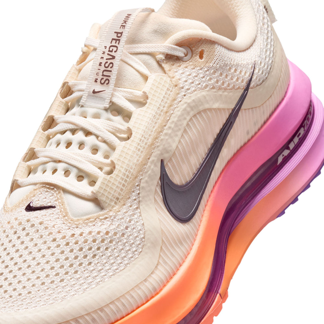 Nike Womens Pegasus Premium - Chalk/Tattoo/Orange Pulse/Light Magenta - Neutral - SU26