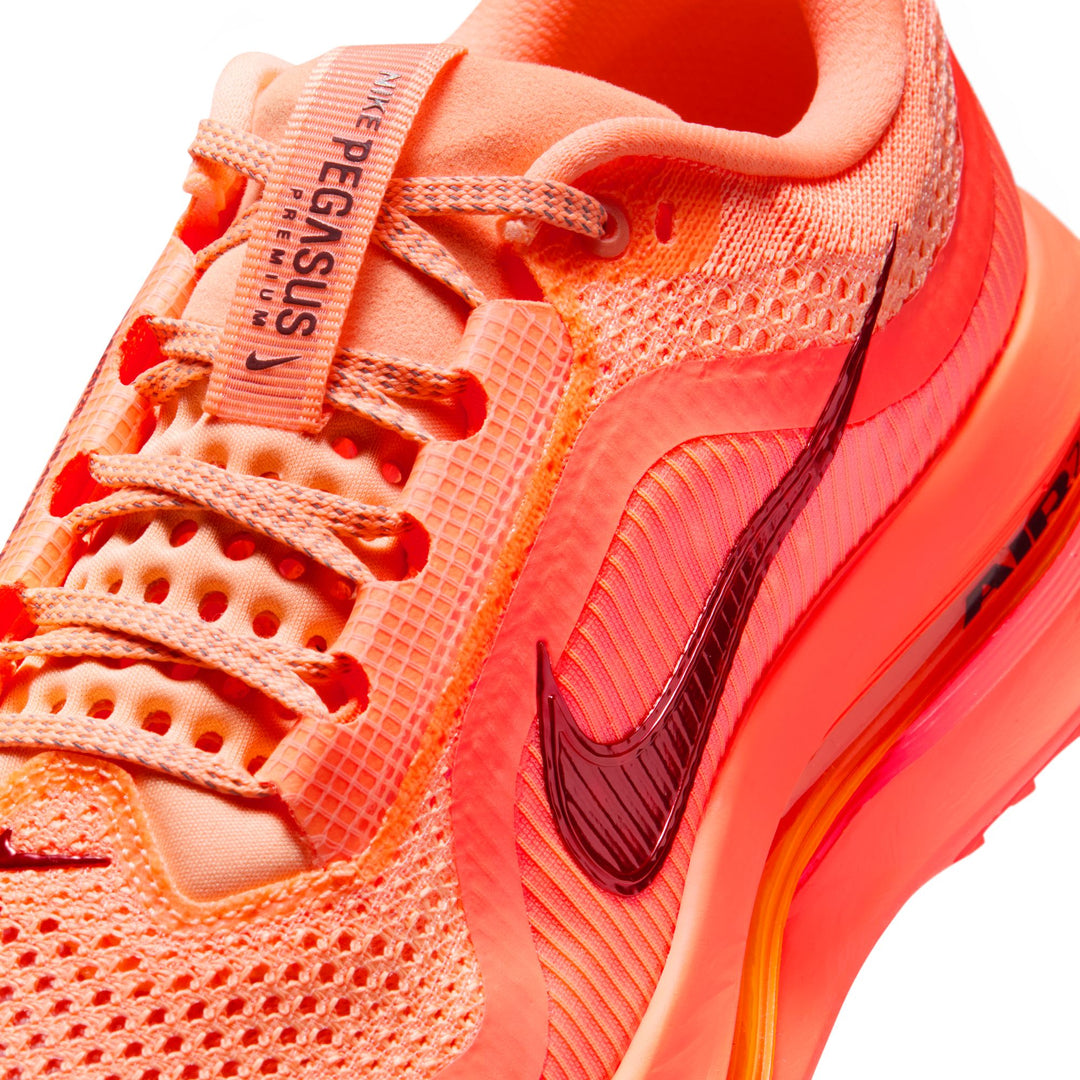 Nike Womens Pegasus Premium - Orange Pulse/Hot Lava/Bright Mango - Neutral - SP26