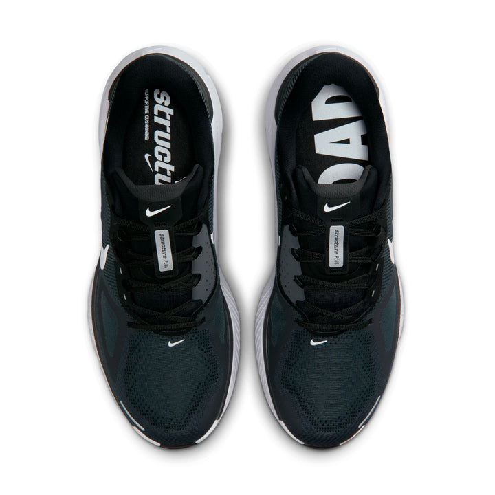 Nike Mens Structure Plus - Black/White/Anthracite - Stability - SP26