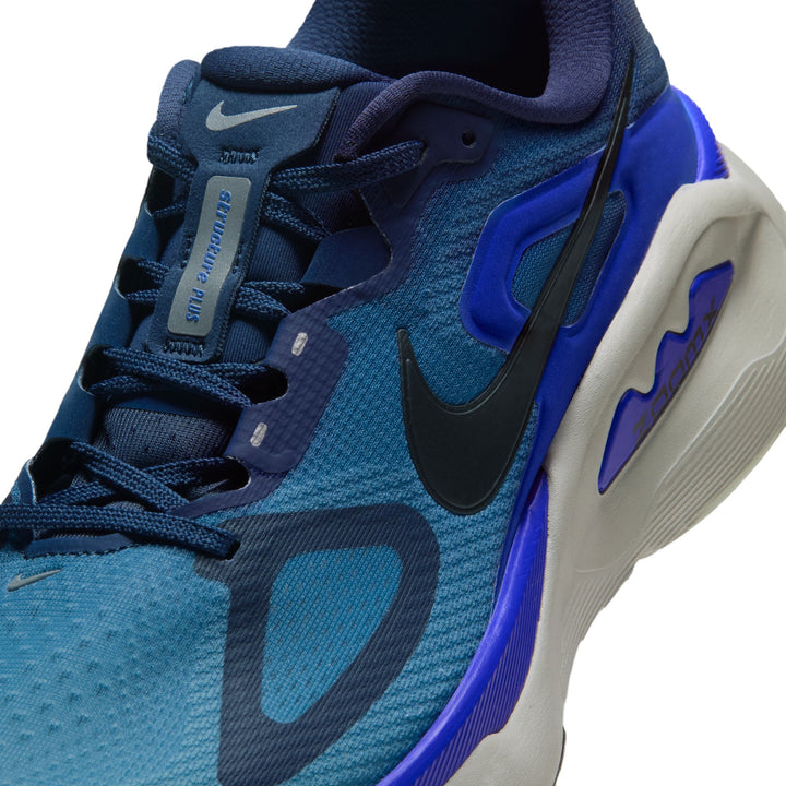 Nike Mens Structure Plus - Midnight Navy/Black/Smokey Blue - Stability - HO26