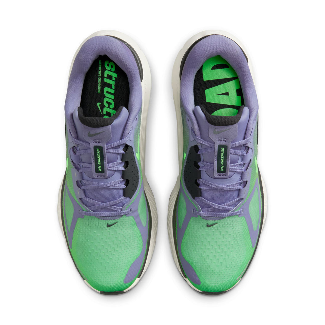 Nike Mens Structure Plus - Iron Purple/Voltage Green/Off Noir/Sail - Stability - SP26