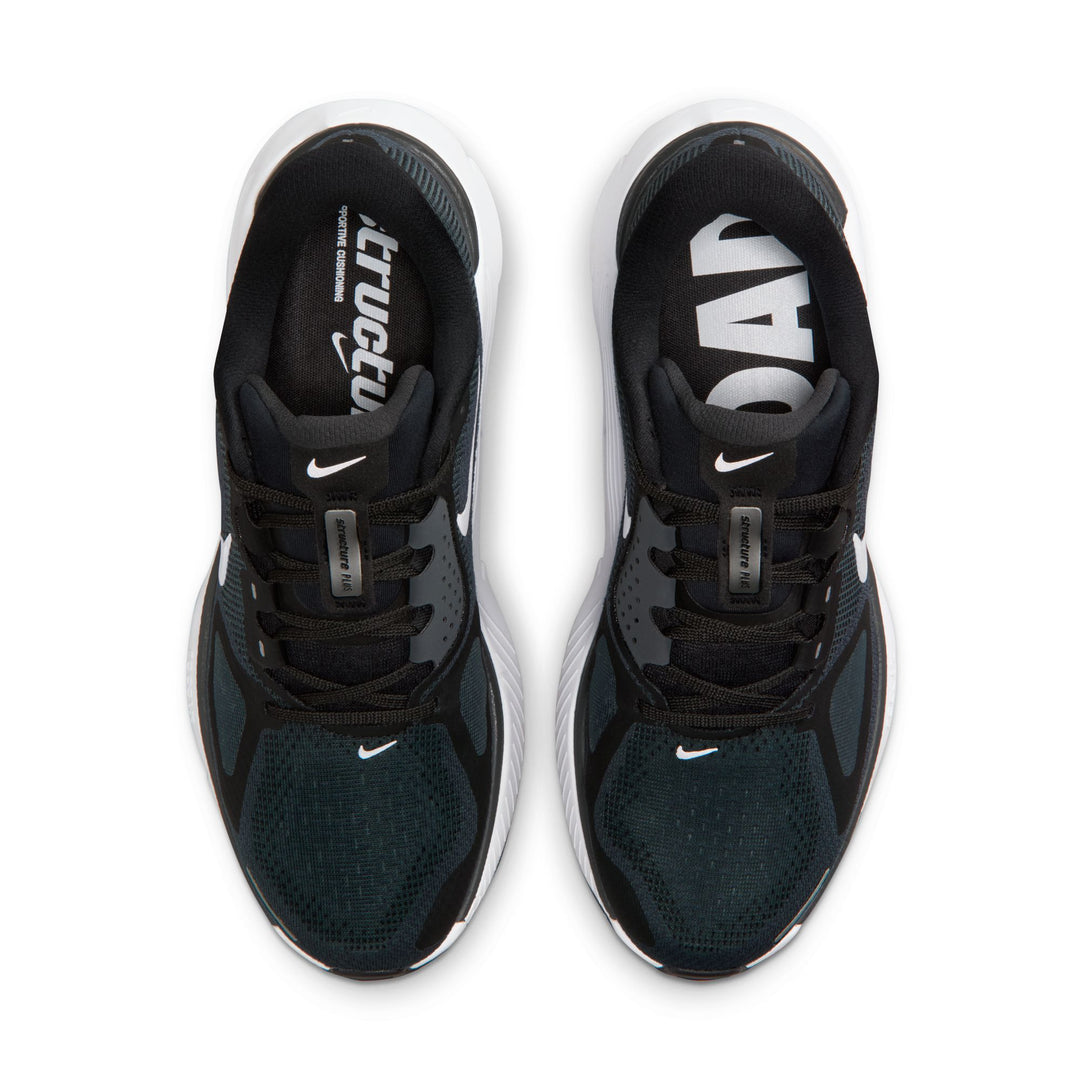 Nike Womens Structure Plus - Black/White/Anthracite - Stability - SP26