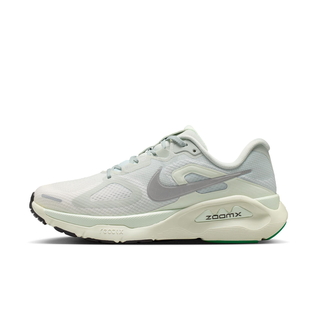 Nike Womens Structure Plus - Light Silver/Metallic Silver - Stability - SU26