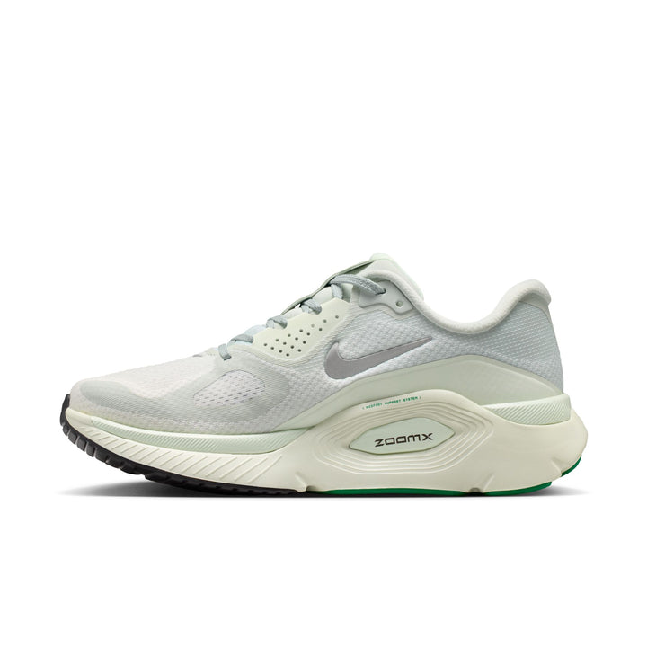 Nike Womens Structure Plus - Light Silver/Metallic Silver - Stability - SU26