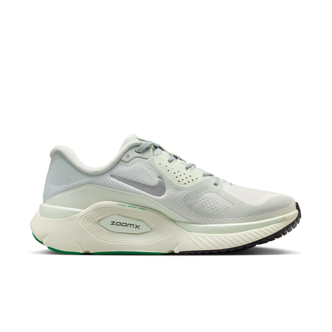 Nike Womens Structure Plus - Light Silver/Metallic Silver - Stability - SU26