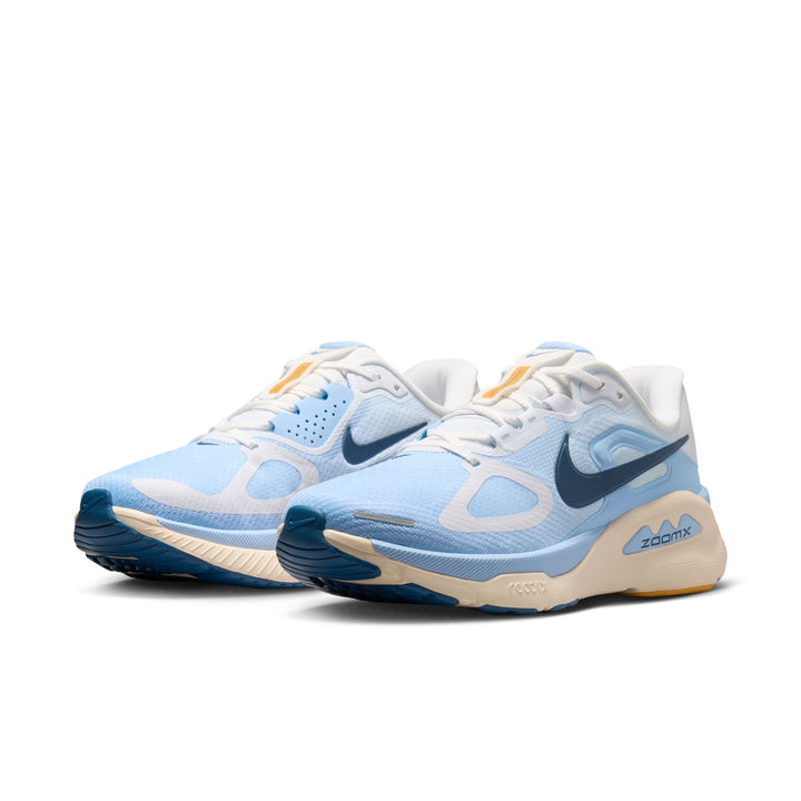Nike Womens Structure Plus - White/Mystic Navy/Aluminum/Sundial - Stability - SU26