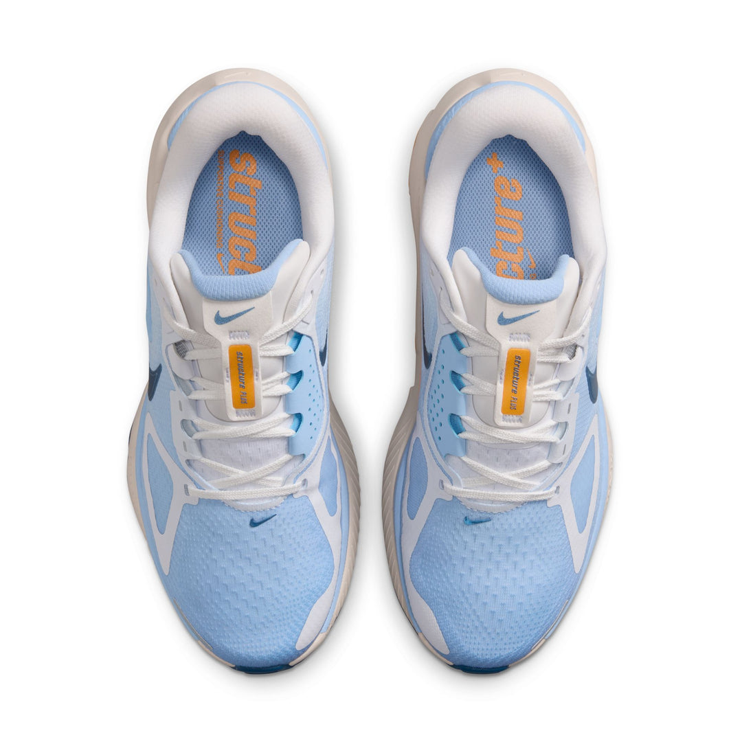 Nike Womens Structure Plus - White/Mystic Navy/Aluminum/Sundial - Stability - SU26
