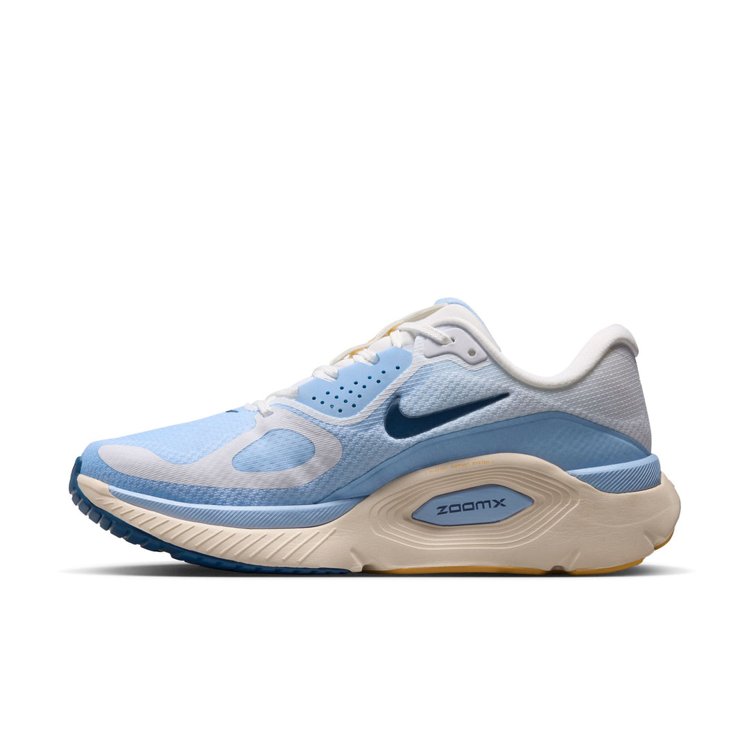 Nike Womens Structure Plus - White/Mystic Navy/Aluminum/Sundial - Stability - SU26