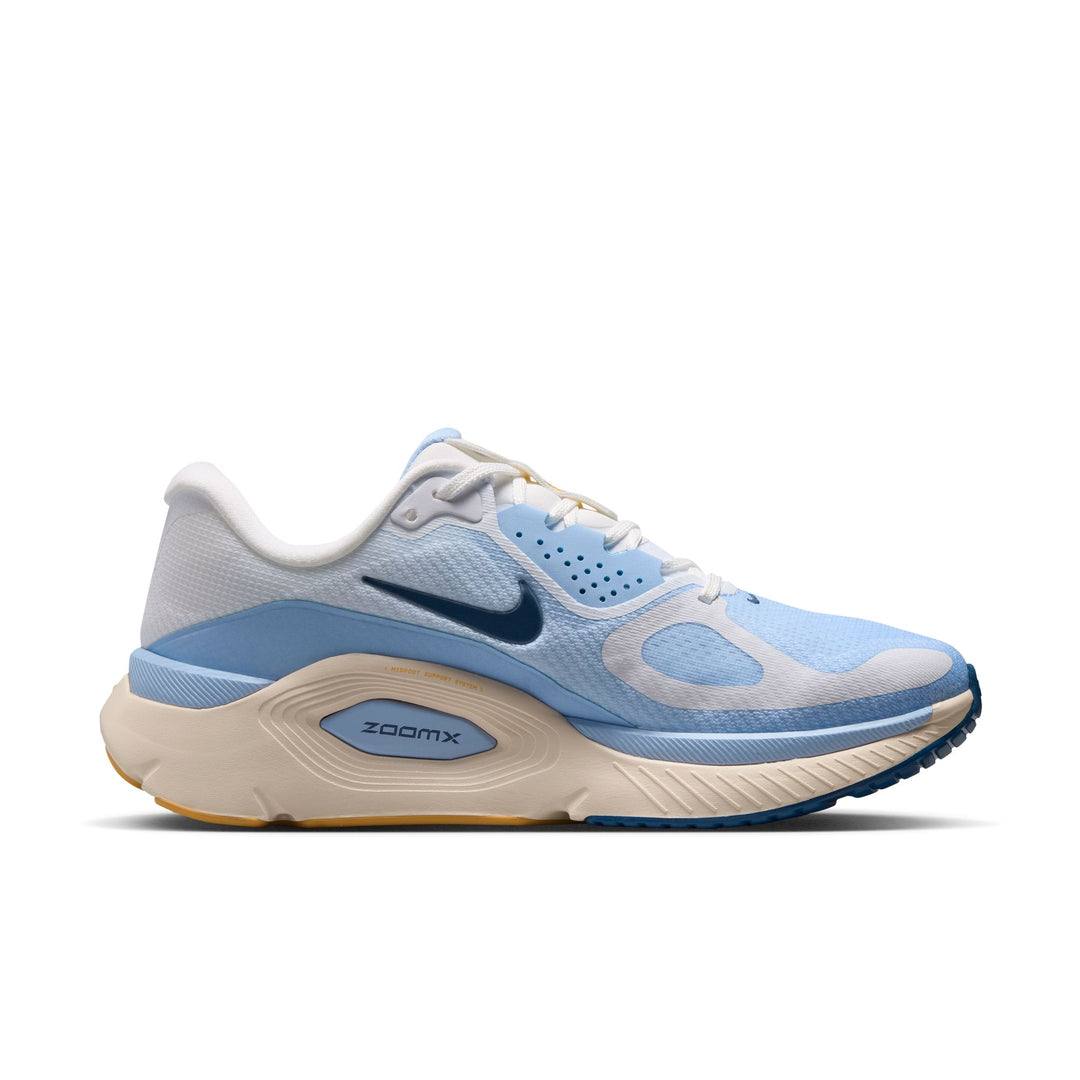 Nike Womens Structure Plus - White/Mystic Navy/Aluminum/Sundial - Stability - SU26