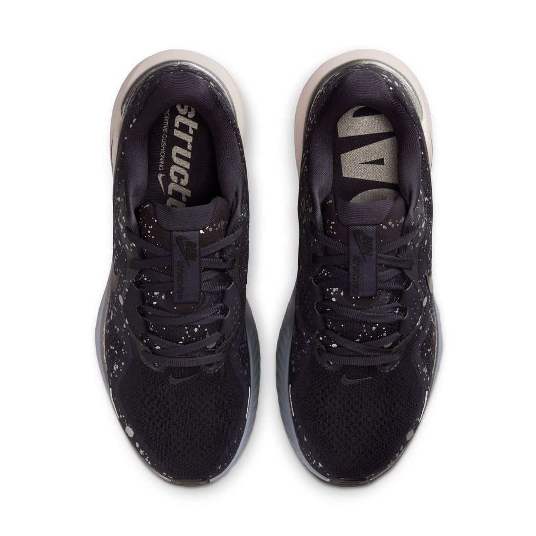 Nike Womens Structure 26 SE - Cave Purple/Black/Metallic Dark Grey - Stability - HO25