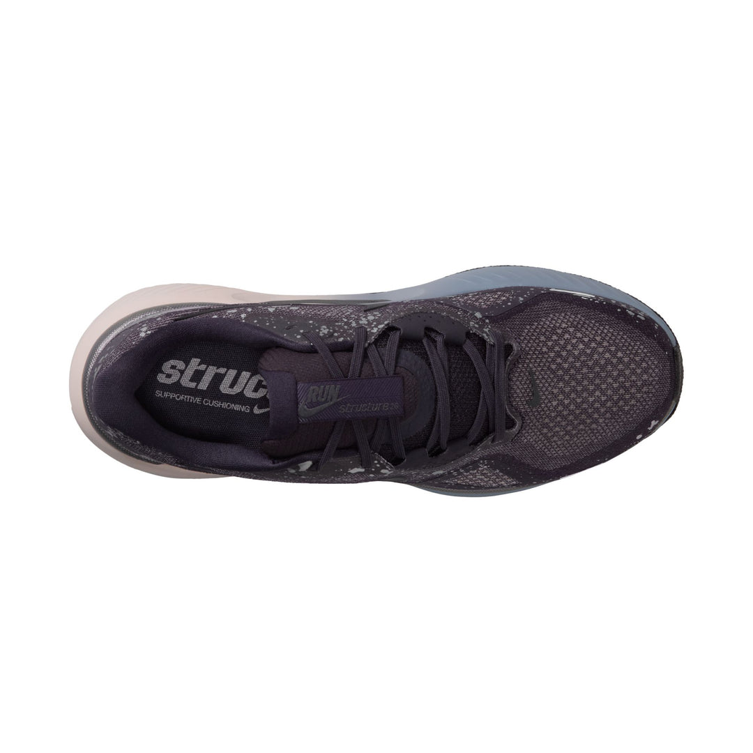 Nike Womens Structure 26 SE - Cave Purple/Black/Metallic Dark Grey - Stability - HO25