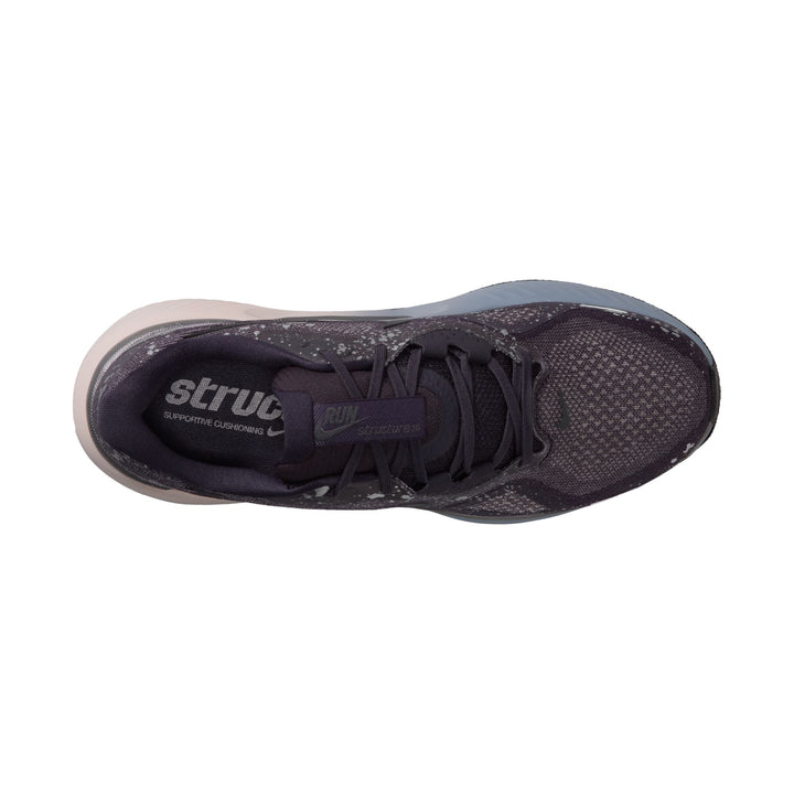 Nike Womens Structure 26 SE - Cave Purple/Black/Metallic Dark Grey - Stability - HO25