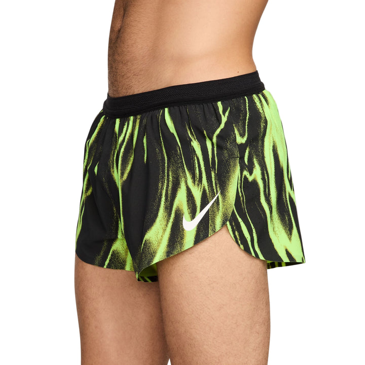 Nike Mens Dri-FIT ADV 2" Aeroswift Short - Volt/White