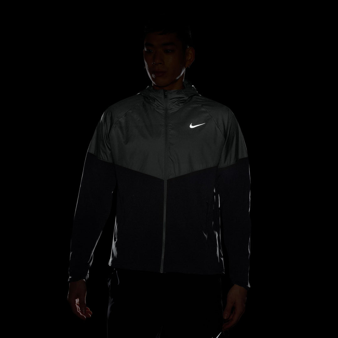 Nike Herren Repel Winterized Miler Jacke – Pure Platinum/Reflective Silver